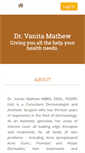 Mobile Screenshot of drvanitamathew.com